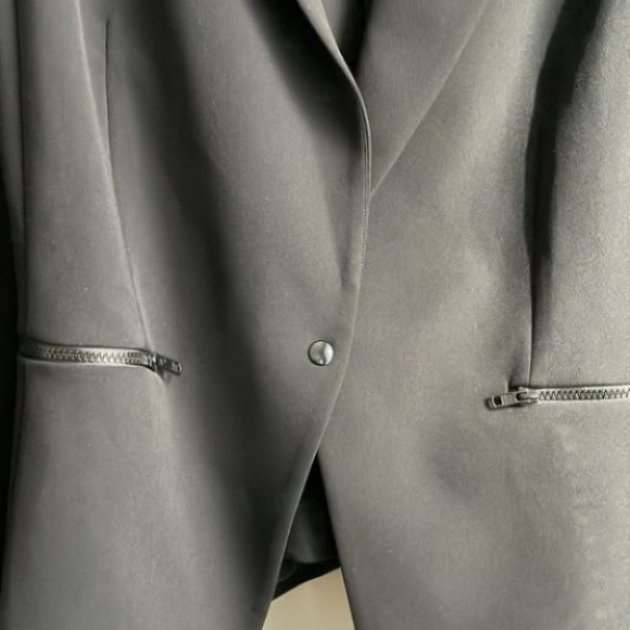 Veronica Beard Scuba Dickey Jacket Blazer in Black Size 24 - Picture 6 of 15